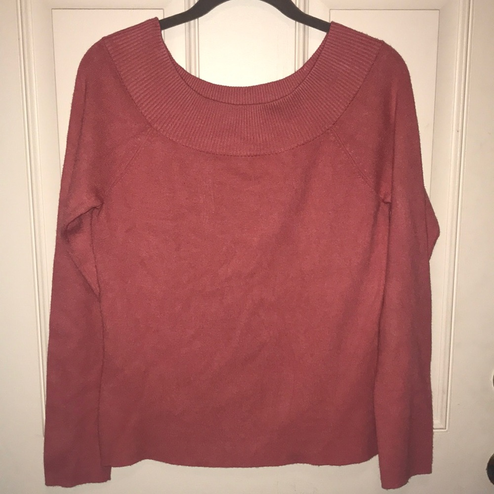 Coral colored sweater